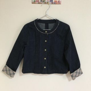 バーバリー(BURBERRY)のバーバリー デニムジャケット＊120cm(ジャケット/上着)