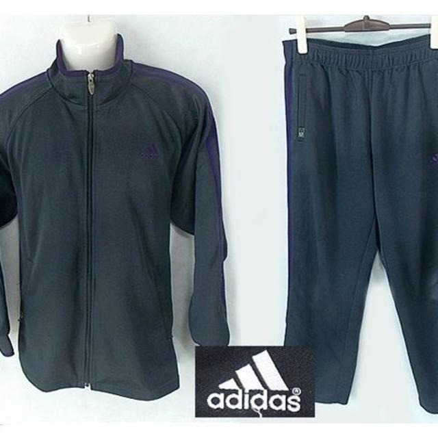 【adidas】 美品 アディダス ブルージャージ 上下セット セットアップ O