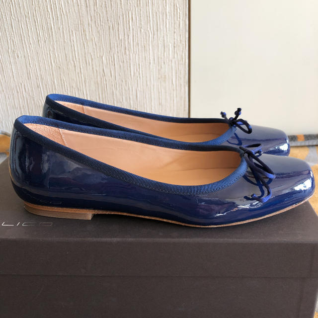PELLICO SUNNYフラットバレーシューズ35 ネイビー 1