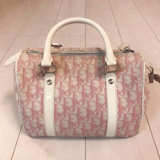 ディオール(Christian Dior) ピンク ボストンバッグ(レディース)の通販
