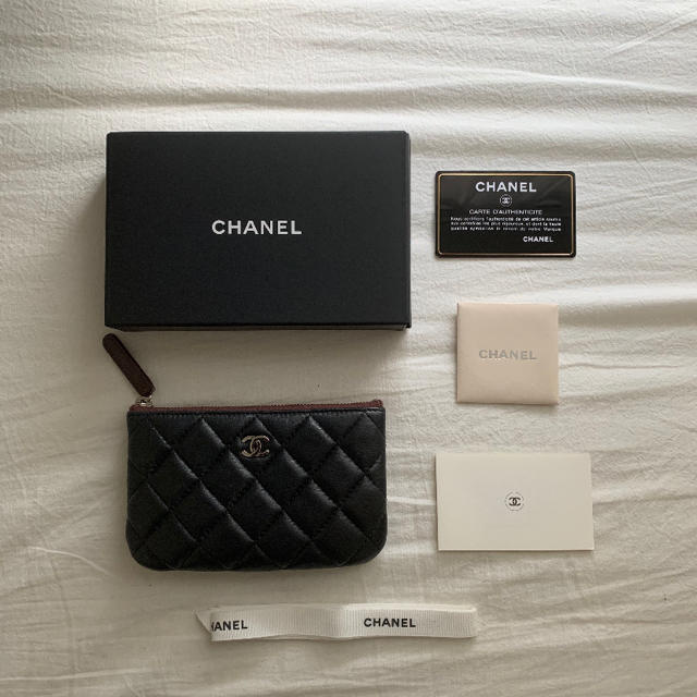 レディース直営店購入 CHANEL マトラッセ ポーチ カードケース