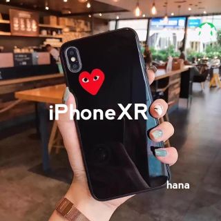 コムデギャルソン(COMME des GARCONS)のiPhoneケース　XR ♡ ギャルソン　シンプル　鏡面　ツヤ　ハート(iPhoneケース)