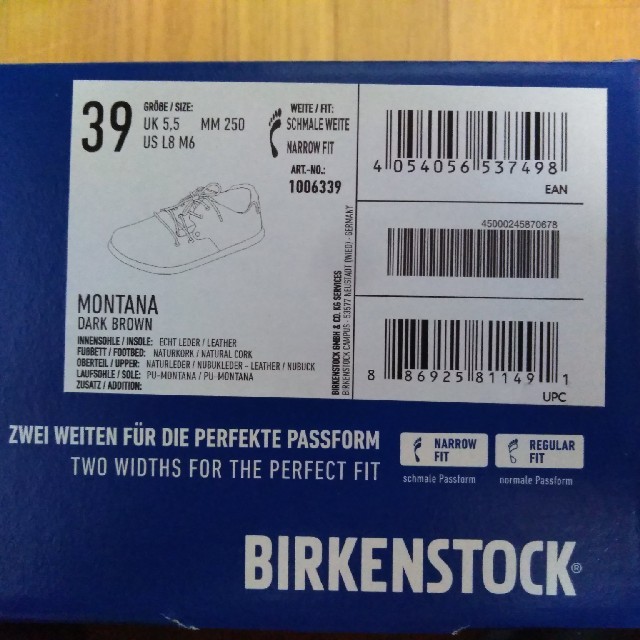 BIRKENSTOCK(ビルケンシュトック)のビルケンシュトック　モンタナ新品 レディースの靴/シューズ(ローファー/革靴)の商品写真