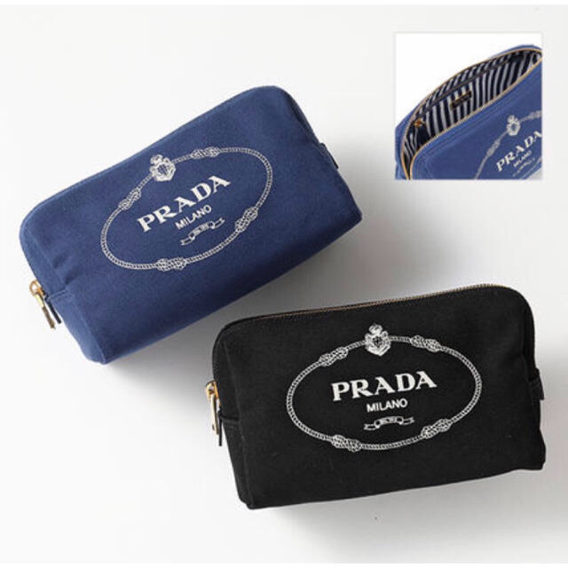 PRADA(プラダ)の【新品未使用】PRADA 1NA021 プラダ ポーチ レディースのファッション小物(ポーチ)の商品写真