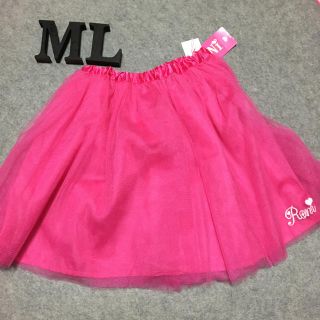 ロニィ(RONI)の新品タグ付き🌸RONI🌸チュールギャザースカート🌸ML(スカート)