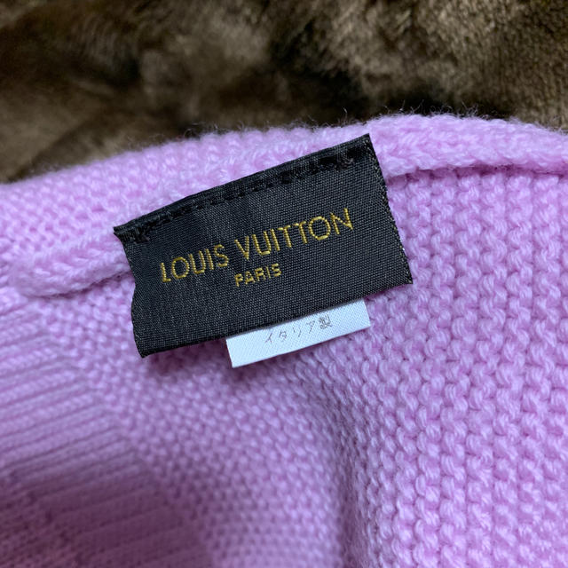 LOUIS VUITTON(ルイヴィトン)のルイ・ヴィトン ウール100％ニット帽 レディースの帽子(ニット帽/ビーニー)の商品写真