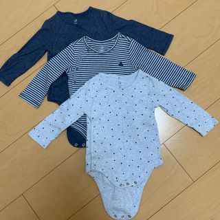 ベビーギャップ(babyGAP)のbaby gap くまさん🧸肌着ロンパース3枚セット(ロンパース)