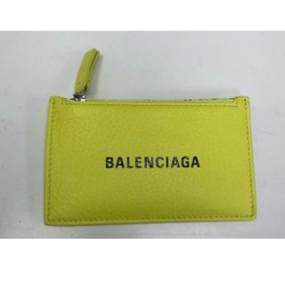 バレンシアガ(Balenciaga)のBALENCIAGA コインケース カードケース 美品 ネオンカラー バレンシア(コインケース/小銭入れ)