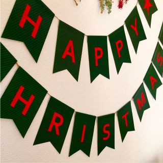 緑♡HAPPY★CHRISTMAS! ガーランド❤︎クリスマス 結婚式(ガーランド)