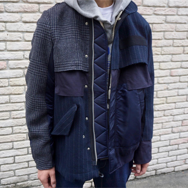 sacai(サカイ)の12/1(日)まで限定値下げ【超美品149040円】sacai 18aw  メンズのジャケット/アウター(ブルゾン)の商品写真