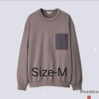 ジェイダブリューアンダーソン(J.W.ANDERSON)のＪＷアンダーソン 　Uniqlo　スウェットシャツ　グレー　SIZE-M(スウェット)