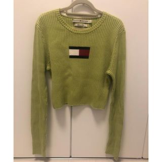 トミーヒルフィガー(TOMMY HILFIGER)のtommy hilfigerトミー　ショート丈　ニット　トップス　(ニット/セーター)