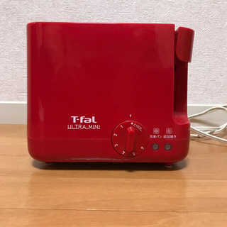ティファール(T-fal)のティファール　ポップアップトースター　ウルトラミニ　ソリッドレッド(調理機器)