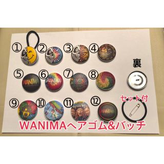 ワニマ(WANIMA)のWANIMAヘアゴム＆バッチ(ミュージシャン)