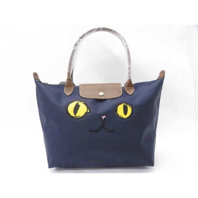 LONGCHAMP - 【新品】ロンシャン 猫(ミャオ)紺×黄 Lサイズ LONGCHAMP - 【新品】ロンシャン 猫(ミャオ)紺×黄 Lサイズ