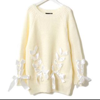 onespo リボンニットワンピ