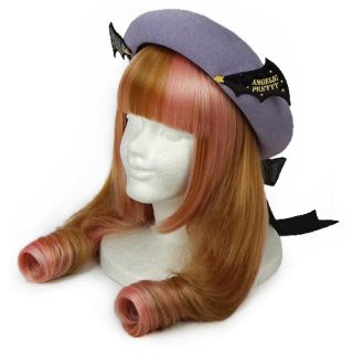 アンジェリックプリティー(Angelic Pretty)の【特別値下げ】Angelic Batベレー ラベンダー(ハンチング/ベレー帽)