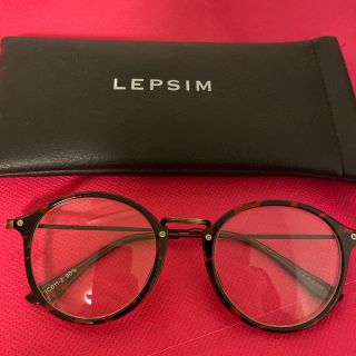 レプシィム(LEPSIM)の【最終価格‼︎】伊達メガネ(LEPSIM)(サングラス/メガネ)