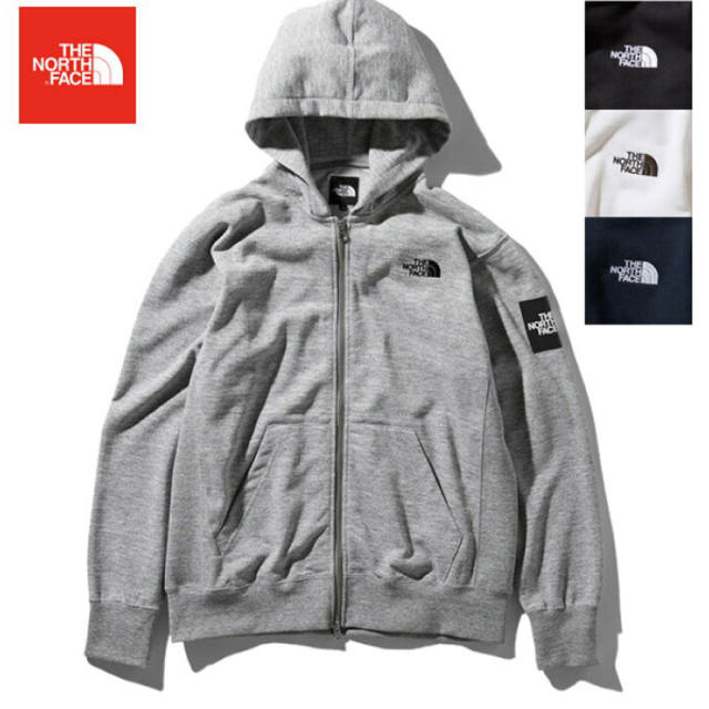 the north face スクエアロゴジップアップパーカーメンズ