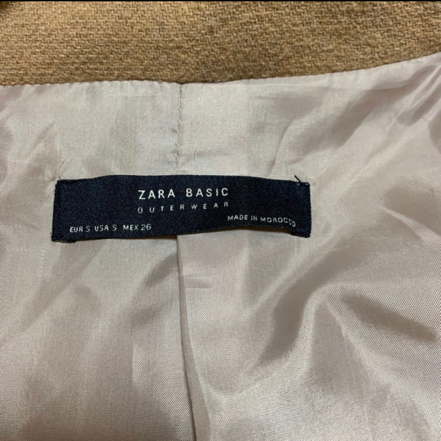 ZARA(ザラ)のzara ショートコート ラップカラーショートコート レディースのジャケット/アウター(ピーコート)の商品写真