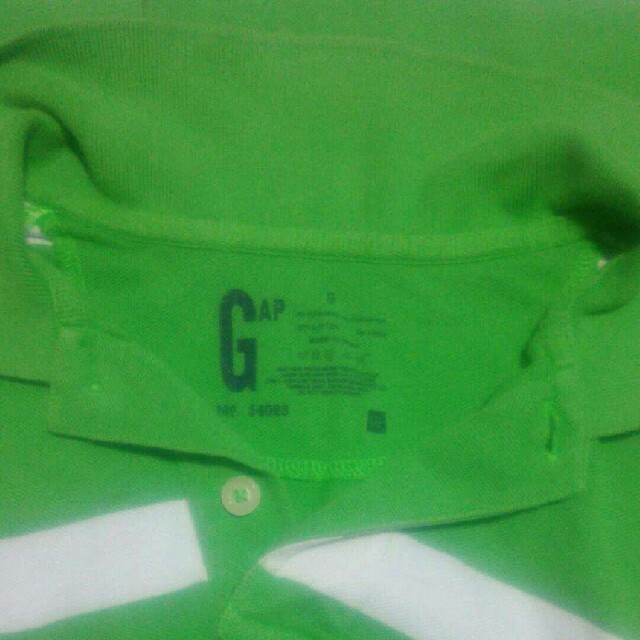 GAP(ギャップ)のGAP ボーダーポロシャツ Ｓサイズ ファストファッション ギャップ 中古 服 メンズのトップス(ポロシャツ)の商品写真