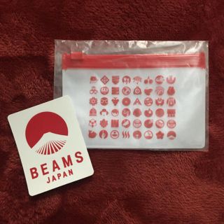 ビームス(BEAMS)のBEAMS ステッカーとポーチセット TSUTAYA×BEAMS JAPAN(ノベルティグッズ)