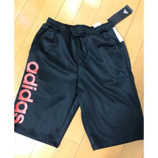 アディダス(adidas)の新品タグ付adidasハーフパンツ140アディダス 黒(パンツ/スパッツ)