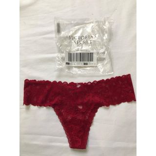 ヴィクトリアズシークレット(Victoria's Secret)のヴィクトリアシークレット  花柄レースTバック(ショーツ)