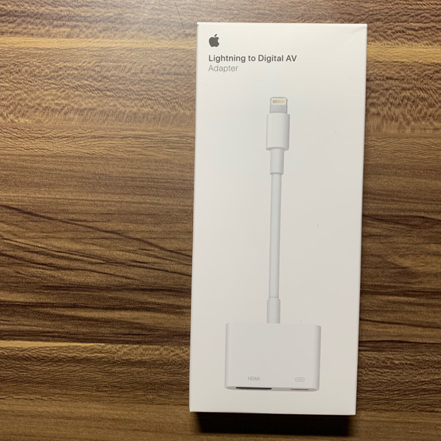 Apple Lightning hdmiケーブル 純正品　正規品　アダプター