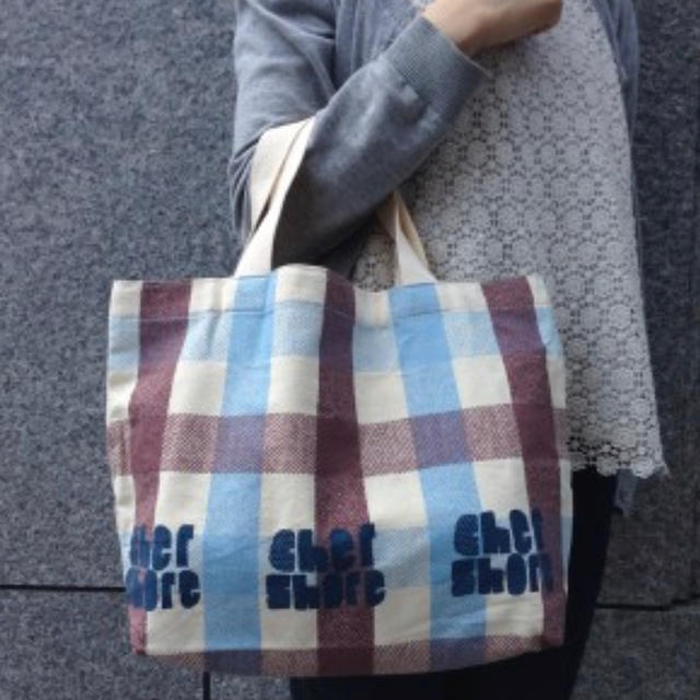 Cher(シェル)のSweet 付録 Cher Shorブロックチェック柄トートバッグ レディースのバッグ(トートバッグ)の商品写真