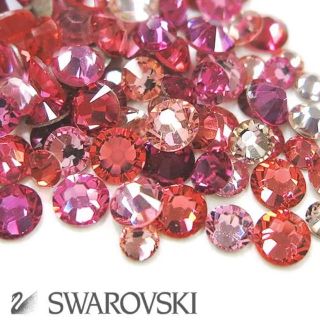 スワロフスキー(SWAROVSKI)のスワロフスキー  フラット  ピンク(各種パーツ)