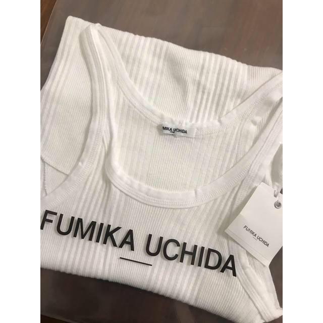 <新品未使用> FIMIKA_UCHIDA  フミカウチダ  リブタンクトップ