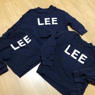 リー(Lee)のLEEトレーナー 80 100 120 3枚セット アプレレクール (Tシャツ/カットソー)