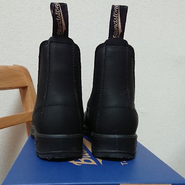 ブランドストーン ショートブーツ 黒ブラック4.0 日本サイズ24cm