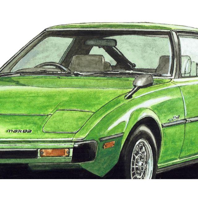 NC-104 マツダRX-7限定版画 直筆サイン額装●作家 平右ヱ門 エンタメ/ホビーの美術品/アンティーク(版画)の商品写真