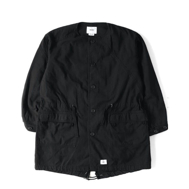 WTAPS 18SS PEEP JACKET NYCO SATIN 02 黒100肩幅