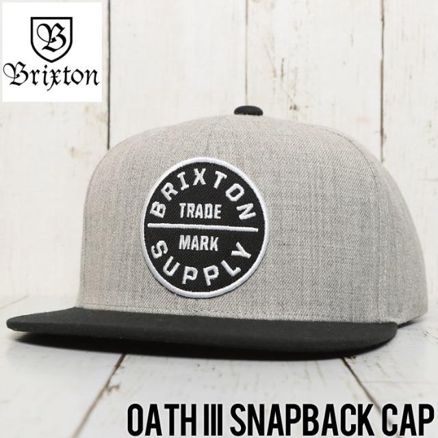 BRIXTON ブリクストン OATH III SNAPBACKCAP