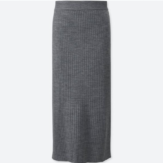 UNIQLO(ユニクロ)のユニクロ♡メリノブレンドリブロングスカート M ニットスカート レディースのスカート(ロングスカート)の商品写真