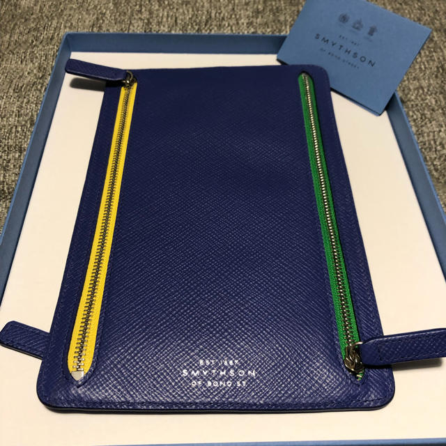 新品SMYTHSON スマイソンカレンシーケースジップカレンシ - トラベル