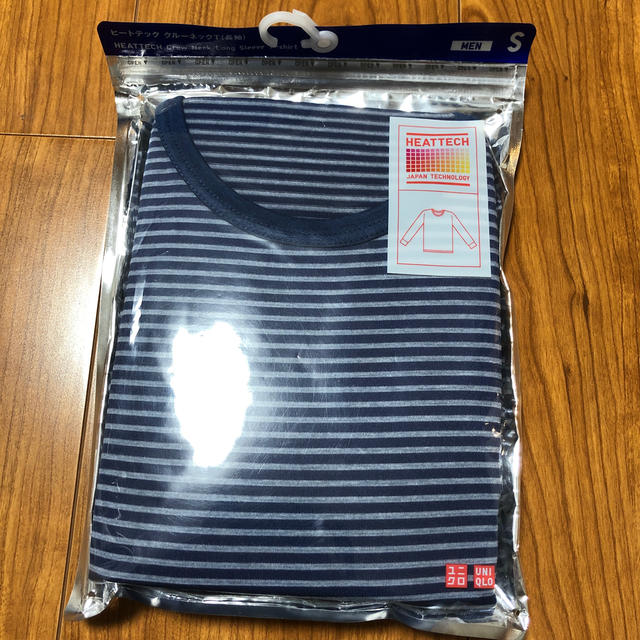 UNIQLO(ユニクロ)のヒートテック　クルーネックT(長袖) メンズのトップス(Tシャツ/カットソー(半袖/袖なし))の商品写真