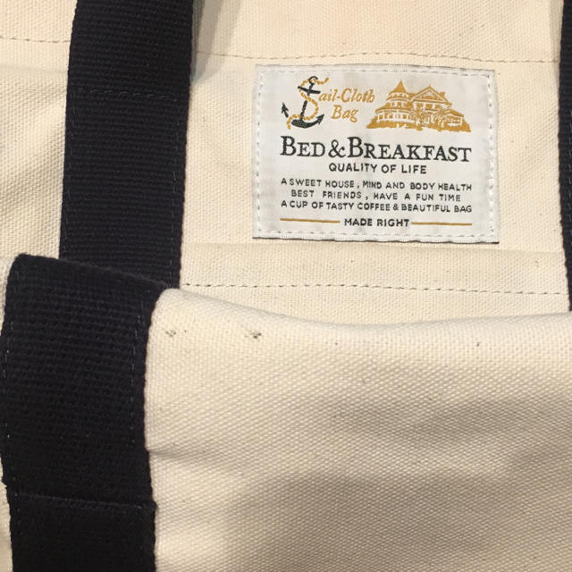 BED&BREAKFAST(ベッドアンドブレックファスト)のBED&BREAKFAST Sail Cloth Bag 中 レディースのバッグ(トートバッグ)の商品写真