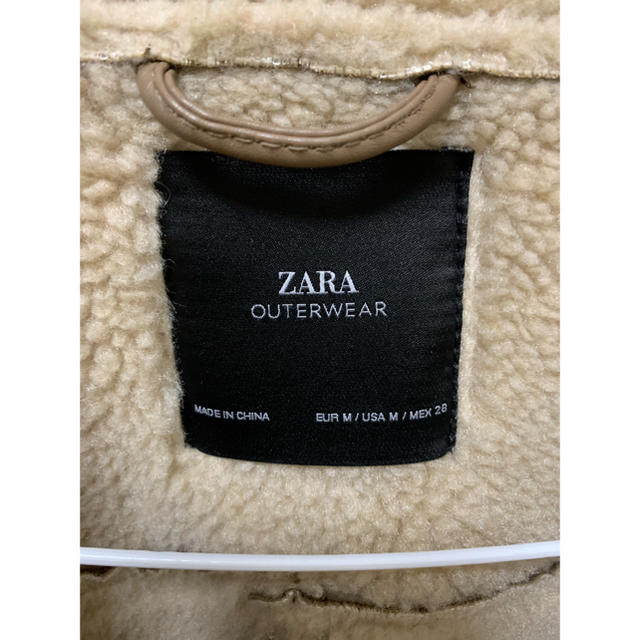 ZARA(ザラ)のzara スエードテイスト ジャケット コート ブルゾン ボアコート レディースのジャケット/アウター(ブルゾン)の商品写真