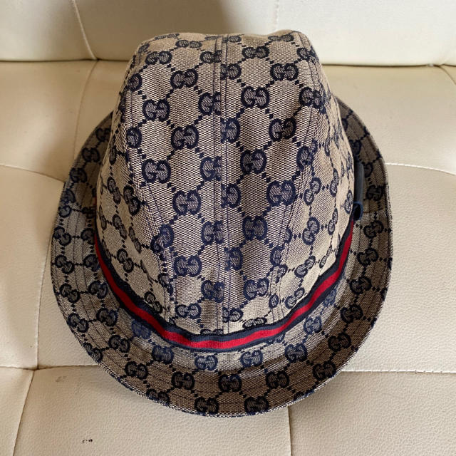 超貴重 未使用 GUCCI グッチ シェリーライン ネイビー ハット 帽子 超貴重 未使用 GUCCI グッチ シェリーライン ネイビー ハット 帽子