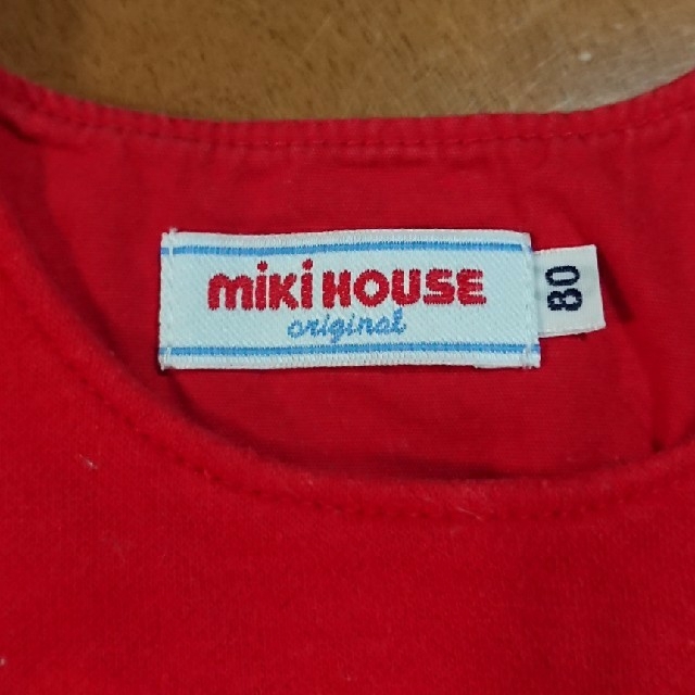 mikihouse(ミキハウス)のミキハウス ワンピース 80 キッズ/ベビー/マタニティのベビー服(~85cm)(ワンピース)の商品写真