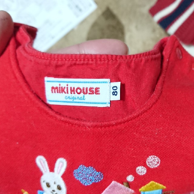 mikihouse(ミキハウス)のミキハウス ワンピース 80 キッズ/ベビー/マタニティのベビー服(~85cm)(ワンピース)の商品写真