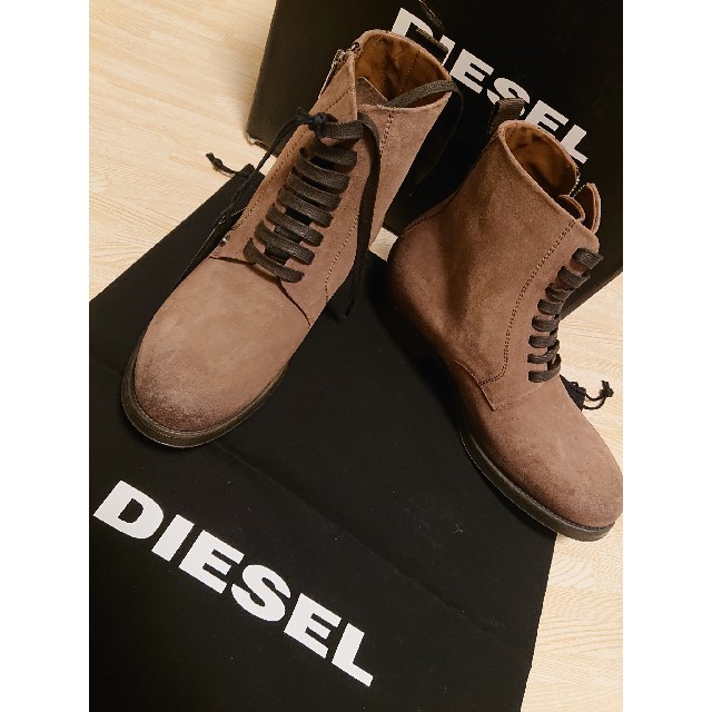 DIESEL☆新品レザーブーツ素材レザー