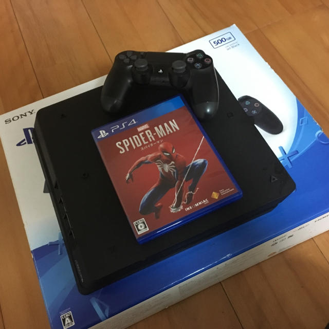 PS4 本体 スパイダーマン付き