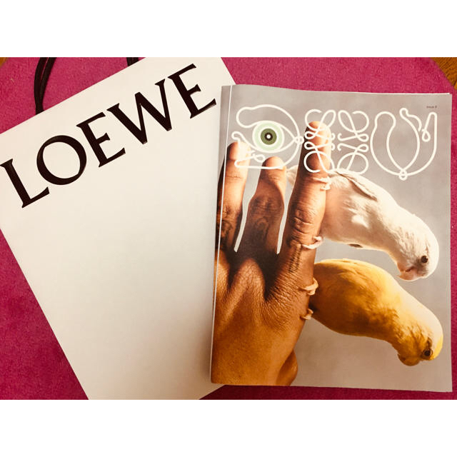 LOEWE(ロエベ)のロエベ 2019秋冬カタログ 袋 エンタメ/ホビーの雑誌(その他)の商品写真