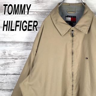 トミーヒルフィガー(TOMMY HILFIGER)のトミーヒルフィガー スイングトップ 90s オーバーサイズ ゆるだぼ 胸ロゴ(ブルゾン)