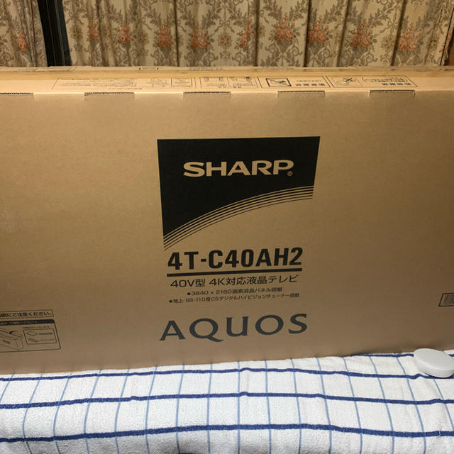 SHARP 40インチテレビ 4K対応テレビ/映像機器
